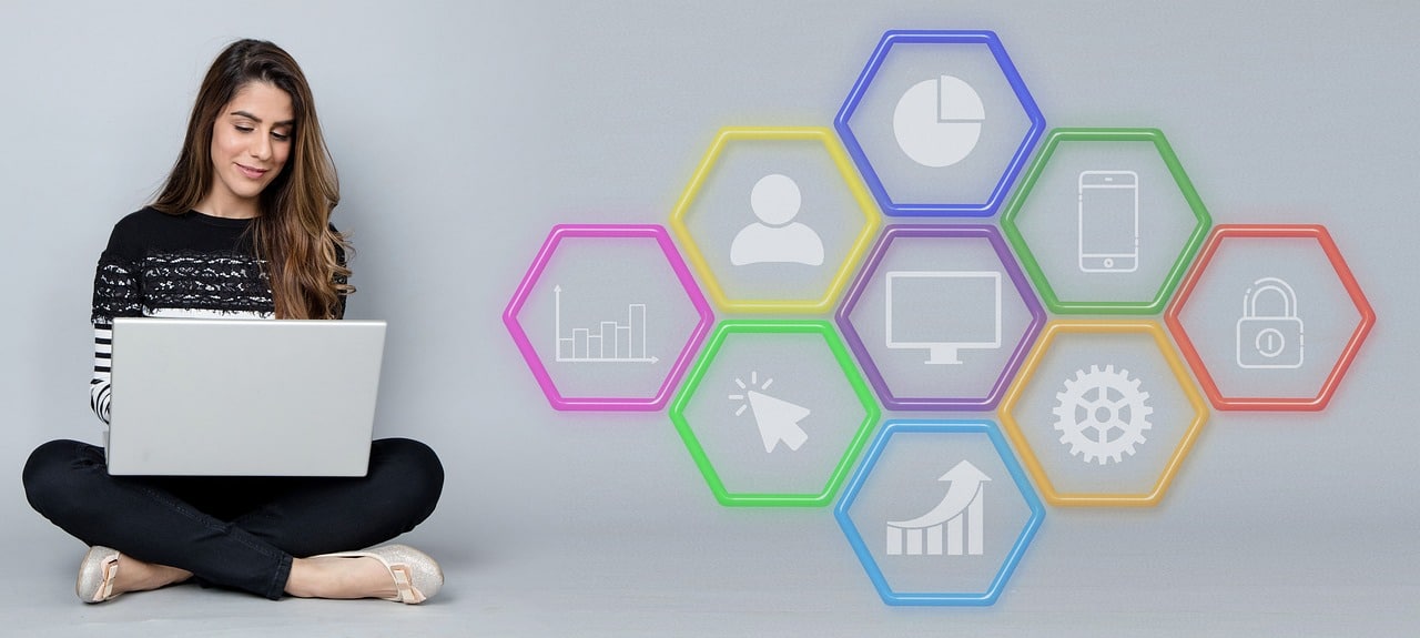ai generated, businessman, office, modern, business, computer, technology, internet, digital, communication, video, television, concept, work, web, person, success, team, interface, monitor